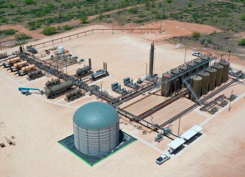 Ecopetrol destinó el 19% de su inversión en 2023 para la producción de crudo con la técnica del fracking en el Bloque 55 de la Cuenca Pérmica en el estado de Texas (Foto). FOTO Ecopetrol
