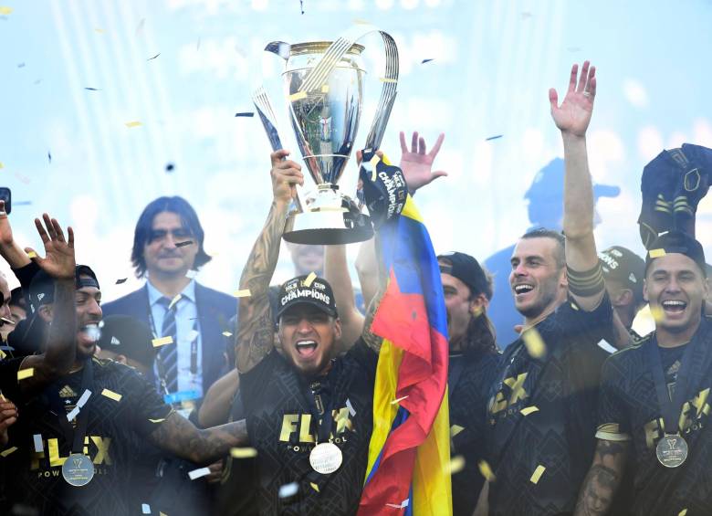 El antioqueño Cristian “Chicho” Arango fue una de las grandes figuras de Los Ángeles FC. En el partido por el título, en el que anotó gol su compatriota Murillo, jugó 74 minutos. FOTO GETTY
