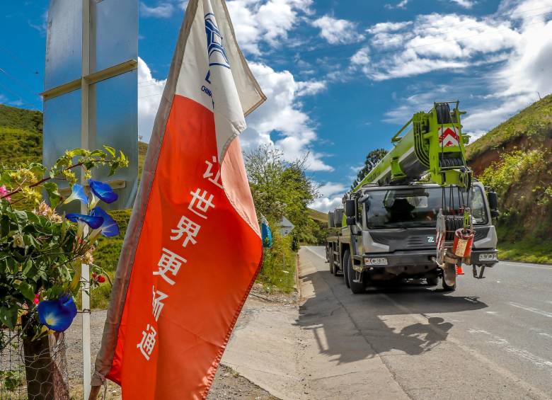La dinamita pertenecía a la empresa china Chec que trabaja en la Vía al Mar 2. FOTO JUAN ANTONIO SÁNCHEZ
