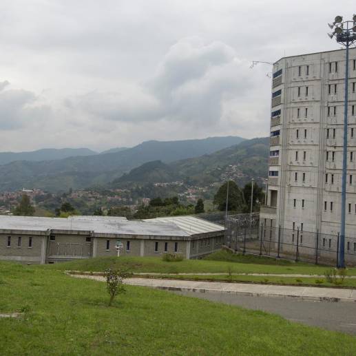 La cárcel de El Pedregal, en el noroccidente de Medellín. FOTO: Manuel Saldarriaga.