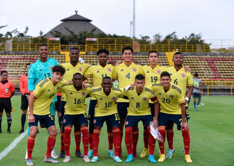 La Selección Colombia Sub-20 se prepara para el Suramericano de la categoría que se disputará en Cali y Bogotá. FOTO Cortesía FCF. 