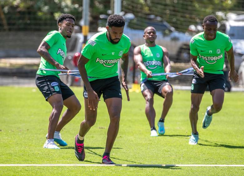 Nacional se entrena para el clásico ante DIM. FOTO Juan Antonio Sánchez