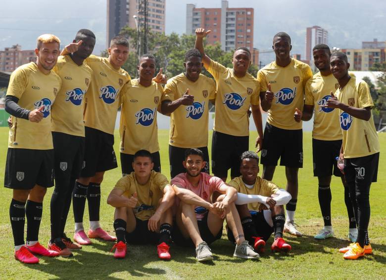 Estos son los canteranos que han debutado con Envigado en la presente temporada. FOTO manuel saldarriaga