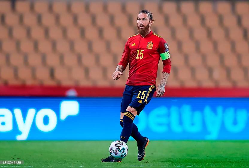 Un total de 180 partidos disputó Sergio Ramos con la Selección de España. FOTO: Getty 