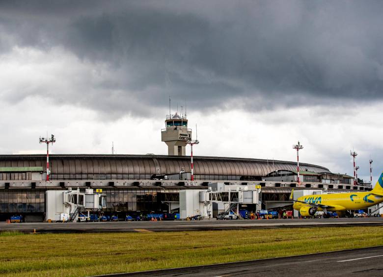 El avión se dirigía hacia Cartagena. FOTO JUAN ANTONIO SÁNCHEZ