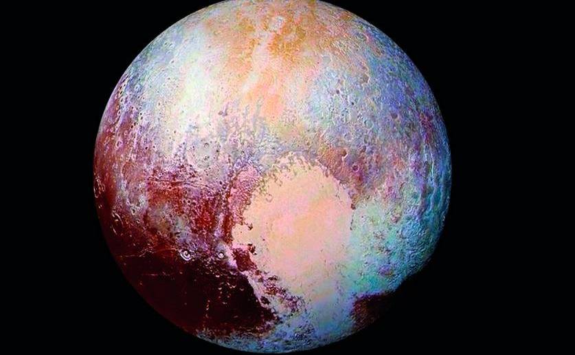 Plutón cambió su categoría de planeta a planeta enano en 2006 en la Asamblea General de la Unión Astronómica Internacional en Praga. FOTO: CORTESÍA NASA / JHUAPL / SWRI