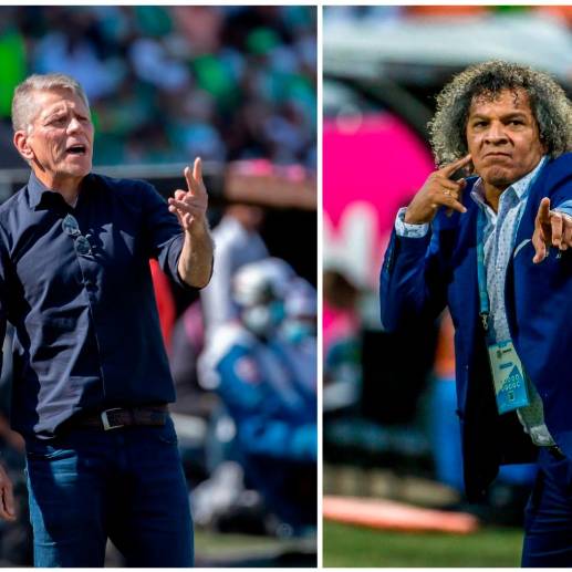 Los técnicos Paulo Autuori y Alberto Gamero se vuelven a enfrentar, esta vez en el Atanasio. FOTOS JUAN ANTONIO SÁNCHEZ