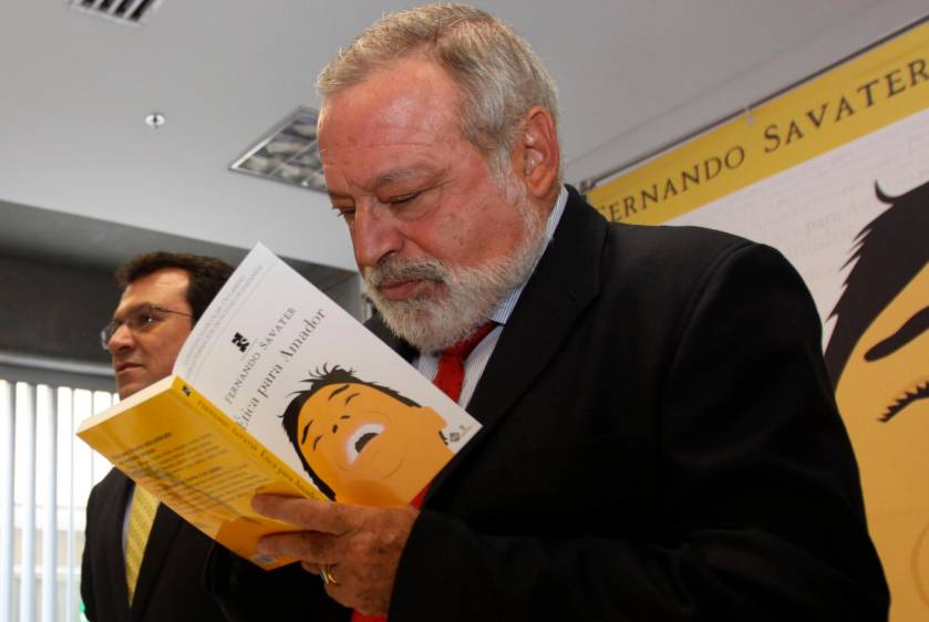 Savater ha venido varias veces a Medellín. Esta imagen es de 2010. Foto: Archivo EC