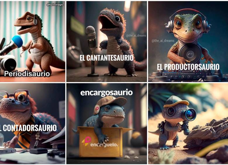 El paso a paso para crear su propia imagen de 'dinoprofesión' El paso a paso para crear su propia imagen de 'dinoprofesión'
