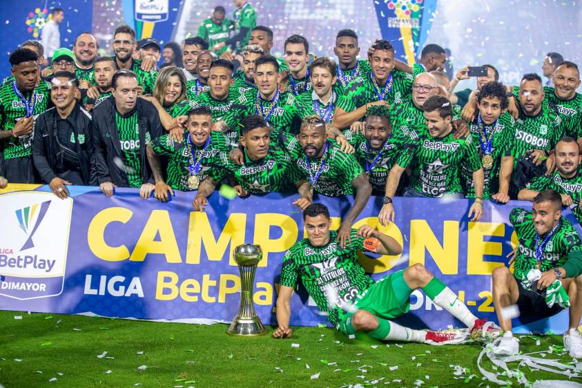 Atlético Nacional dio lo vuelta olímpica en el Manuel Murillo Toro, en el primer semestre de 2022. 