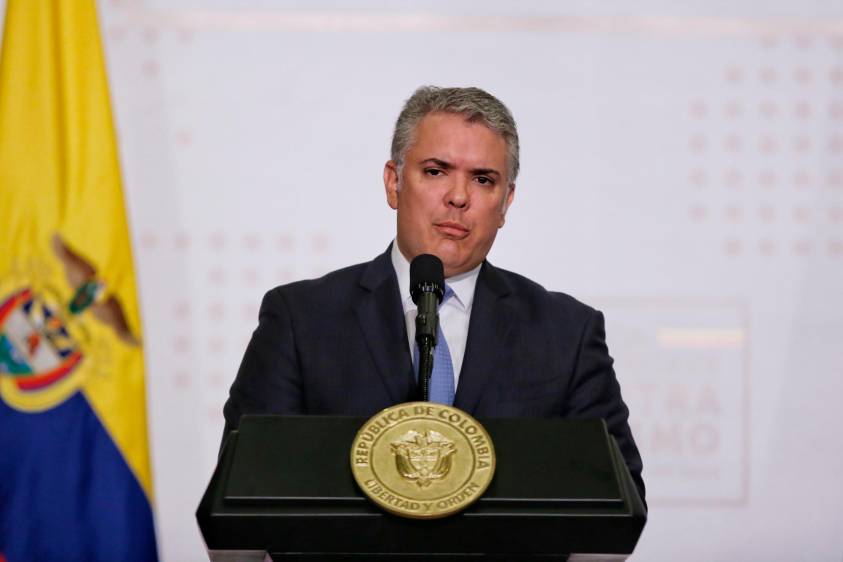 Duque pide apoyo internacional para vacunar migrantes irregulares