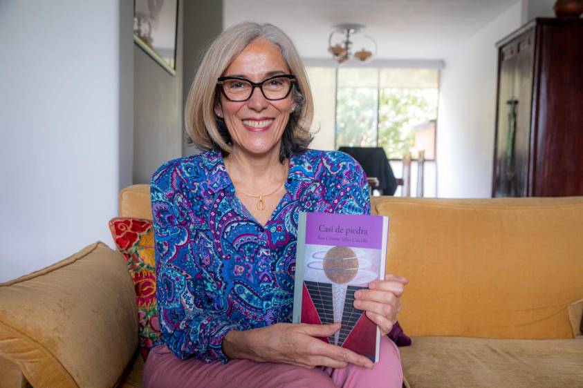 El libro de Ana Cristina lo publicó la editorial Sílaba. Foto: Carlos Velásquez.