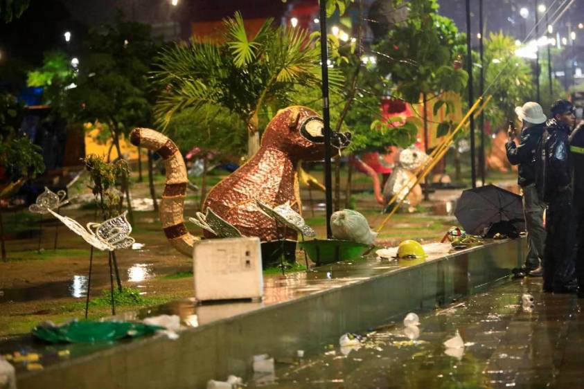 Tres muertos y 10 heridos dejó el aguacero de este sábado en Medellín
