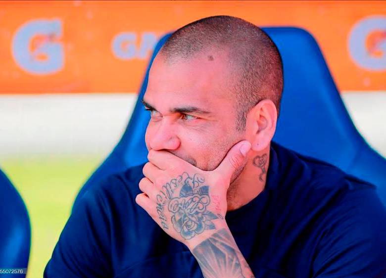 Dani Alves, acusado por una mujer de haberla violado en una discoteca, fue trasladado el 20 de enero a una prisión. FOTO: Getty