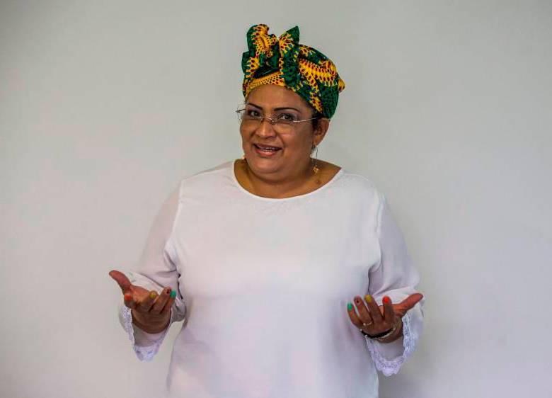 Victoria Sandino, ex guerrillera de las Farc. FOTO JULIO CÉSAR HERRERA.