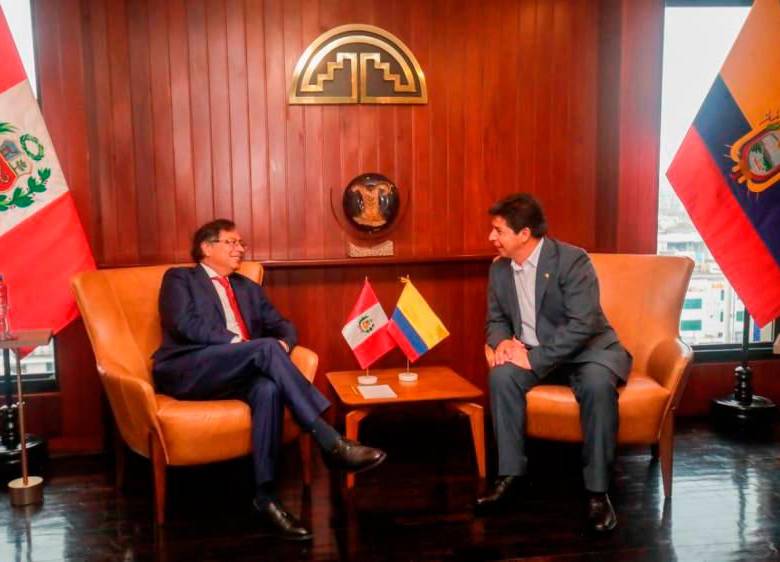 El presidente Gustavo Petro ya había dicho que Pedro Castillo fue arrinconado desde el primer día de su mandato. FOTO CORTESÍA 