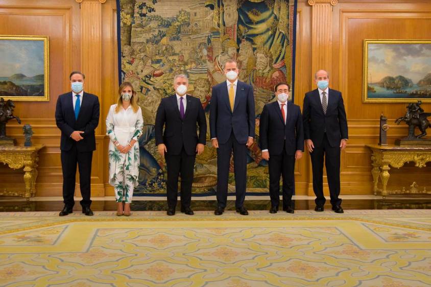 Presidente Duque sostuvo reunión con el Rey Felipe VI en España