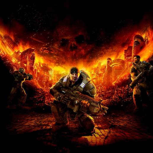Imagen del videojuego Gears of War, disponible en Netflix. FOTO Tomada de @NetflixGeeked 