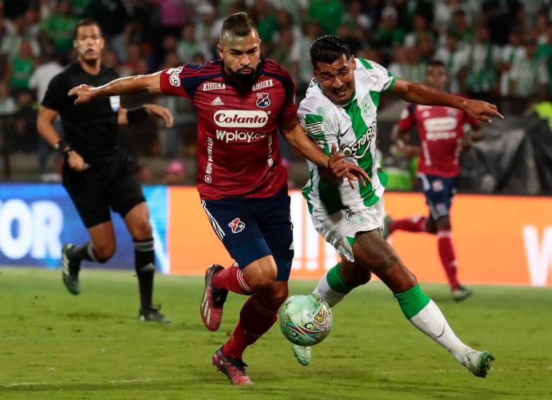 Al final, el encuentro fue entretenido, disputado y con un Atlético Nacional que luchó por no irse perdedor. Foto: Carlos Velásquez