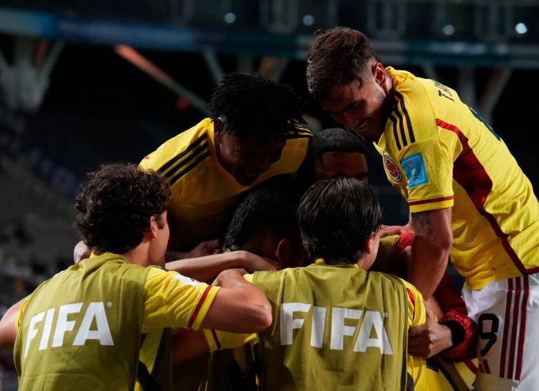 La Tricolor festejó una nueva victoria en el Mundial Sub-20. FOTO FCF