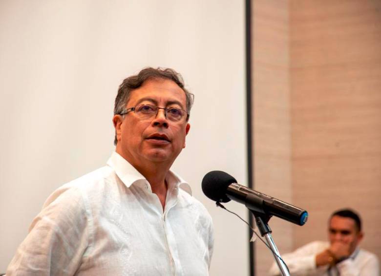 El presidente Gustavo Petro estuvo en contra del TLC entre Colombia y Reino Unido. FOTO: Cortesía Presidencia