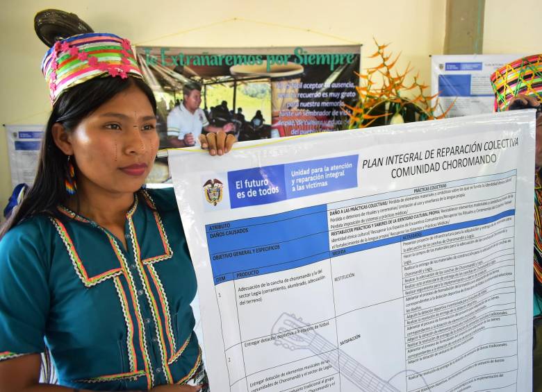 Dinero de exFarc aportó a la reparación colectiva de indígenas víctimas de Dabeiba