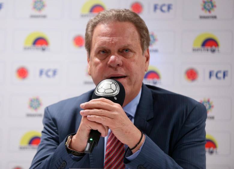 Ramón Jesurún, presidente de la Federación Colombiana de Fútbol. FOTO: COLPRENSA