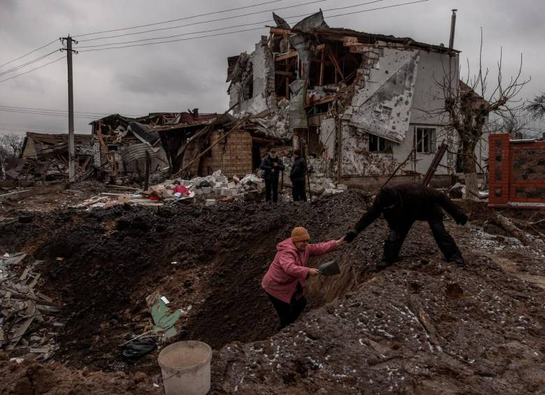 Kiev, capital de Ucrania, fue la ciudad en la que se hospedó John Mario González. Vivió en hostales en los que había un baño y cuatro habitaciones en las que se albergaron 30 personas. FOTO Getty 