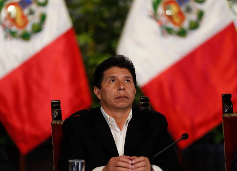 Pedro Castillo, expresidente de Perú. FOTO: EFE