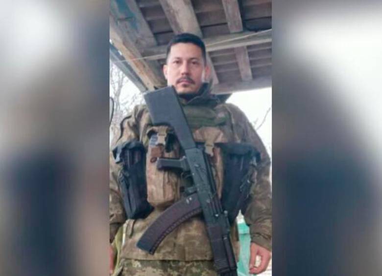 Manuel Ferley Barrios, colombiano muerto en Kiev, Ucrania. FOTO: CORTESÍA LA NACIÓN