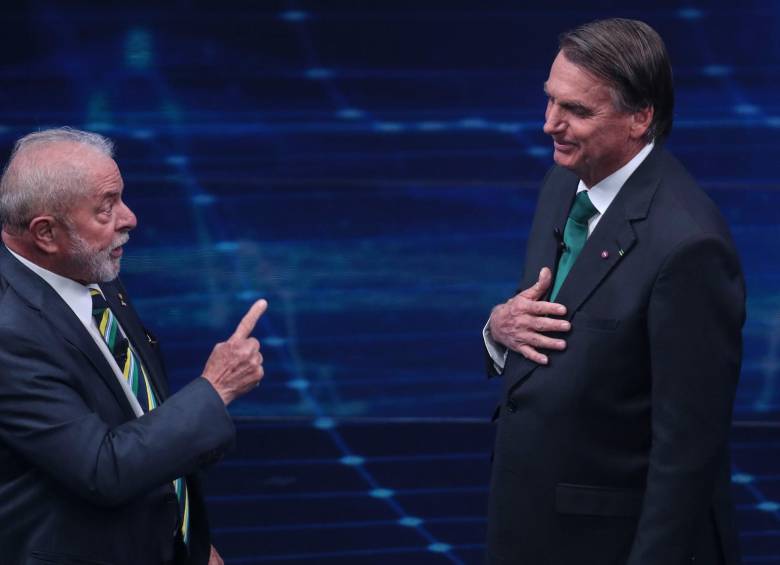 Este fue el primer debate presidencial de cara a la segunda vuelta de las elecciones presidenciales. FOTO: EFE 