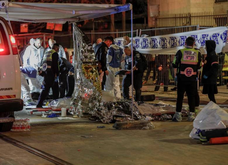 El atentado terrorista en Jerusalén, perpetrado en la noche de este viernes en la parte oriental de la ciudad, dejó 7 muertes. FOTO: Efe