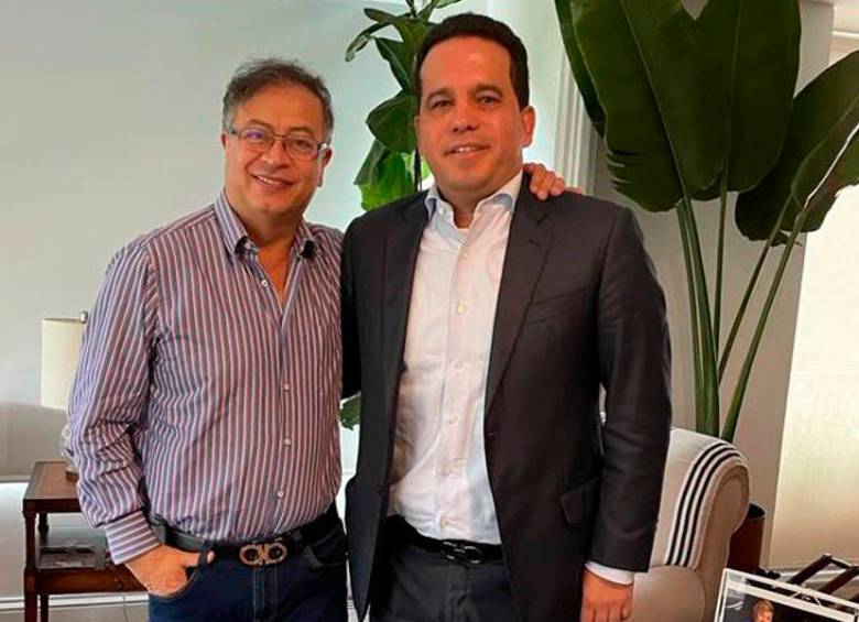 A finales de junio de 2022, tras las elecciones presidenciales, Trujillo se reunió con Gustavo Petro. El encuentro generó división en el Partido Conservador. FOTO CORTESÍA