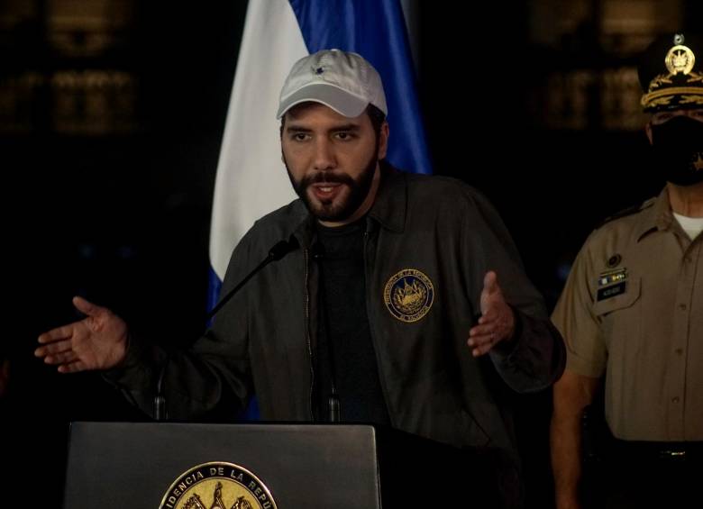 El presidente de El Salvador Nayib Bukele. FOTO SERGIO LÓPEZ.