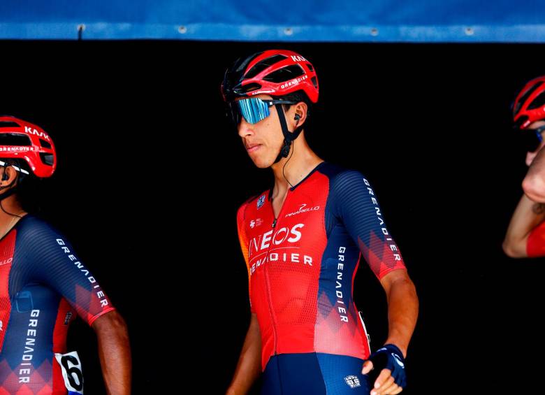 Egan Bernal se ubicaba en la cuarta casilla de la clasificación general. FOTO: @INEOSGrenadiers