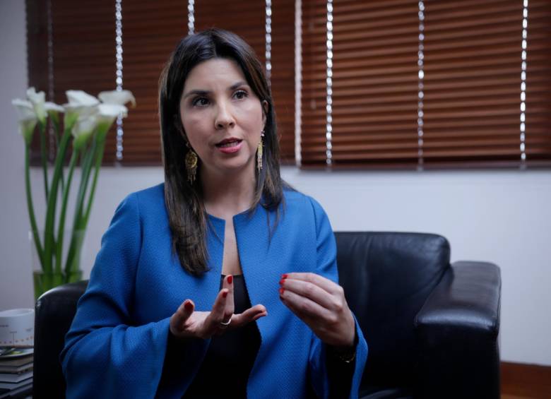 María Victoria Angulo es ministra de Educación desde que inició el gobierno de Iván Duque. FOTO Colprensa
