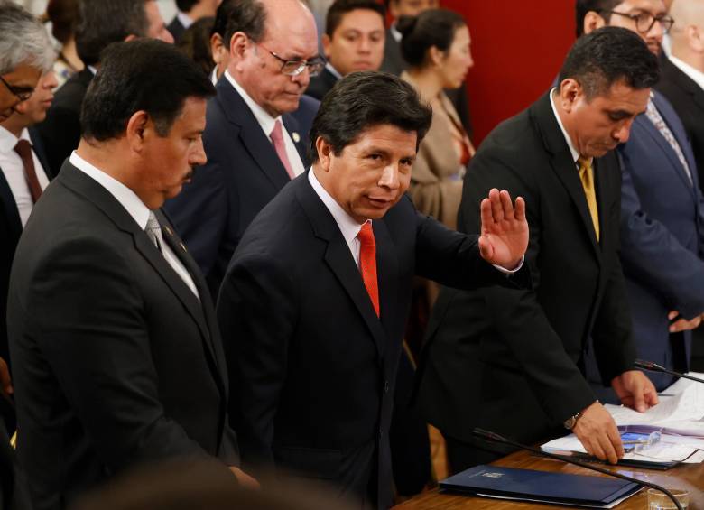 Actualmente el expresidente Pedro Castillo esta bajo arresto por violar la cnstitución. Foto: AFP. 