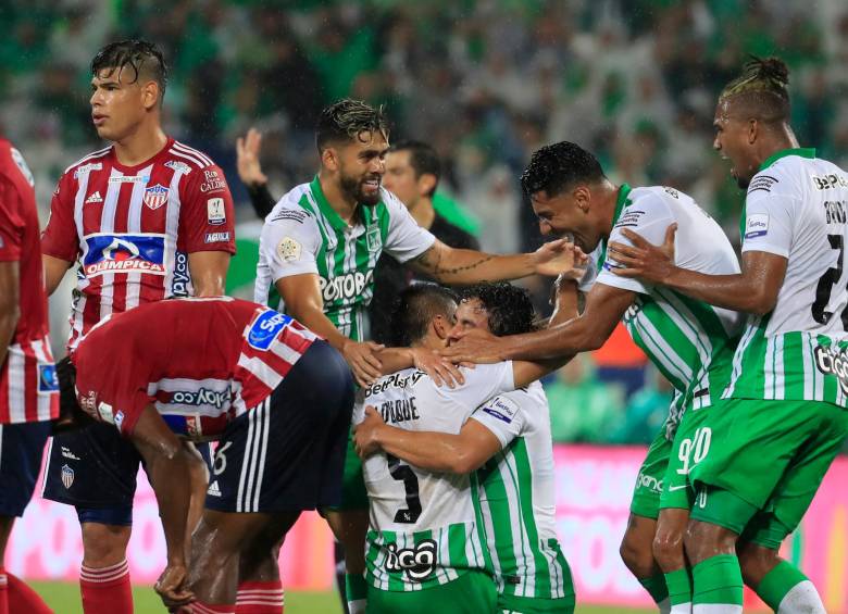 Desde el primer semestre de 2018, cuando disputó la final del Apertura con Deportes Tolima, Nacional no llegaba a esta instancia definitiva. FOTO: JAIME PÉREZ