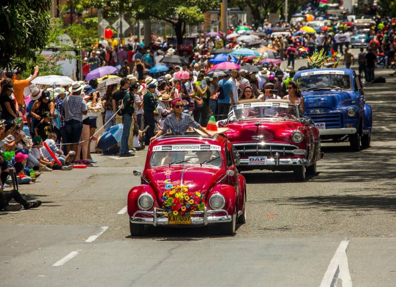 Edición 24 del Desfile de Autos Clásicos y Antiguos de la Feria de las Flores en 2019. Foto Archivo