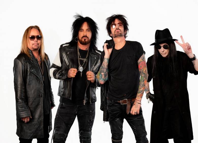 Motley Crue acompañará a Def Leppard en la gira mundial, que en 2022 vendió más de 1,3 millones. FOTO Cortesía