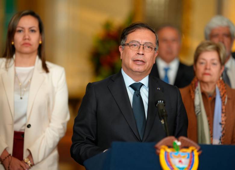 El presidente, Gustavo Petro, pidió “cohesión” en su gabinete para tramitar las reformas a la salud, pensional y laboral. FOTO Cortesía