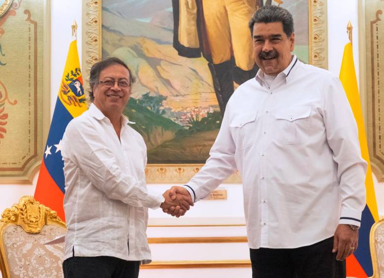 El presidente Gustavo Petro lleva dos viajes a Caracas para reunirse con Nicolás Maduro. En septiembre de 2022 también viajó a la frontera con Venezuela para la reapertura de ese paso. FOTO cortesía 