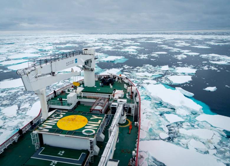 La expedición salió desde Sudáfrica para buscarlo. Foto: EFE