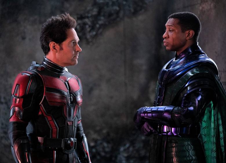 Paul Rudd como Ant-Man y Jonathan Majors como Kang, el conquistador, dos personajes vitales en la cinta. 