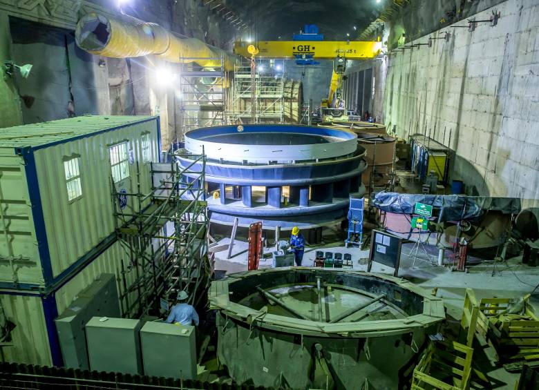 La entrada en operación de las primeras unidades de generación de Hidroituango será uno de los hitos claves de la economía y el sector eléctrico este 2022. FOTO Juan Antonio Sánchez