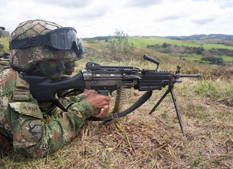 La Brigada 14 desplegó a sus hombres para enfrentar a ambos grupos en las dos veredas de Amalfi. FOTO: EL COLOMBIANO/ Imagen de referencia