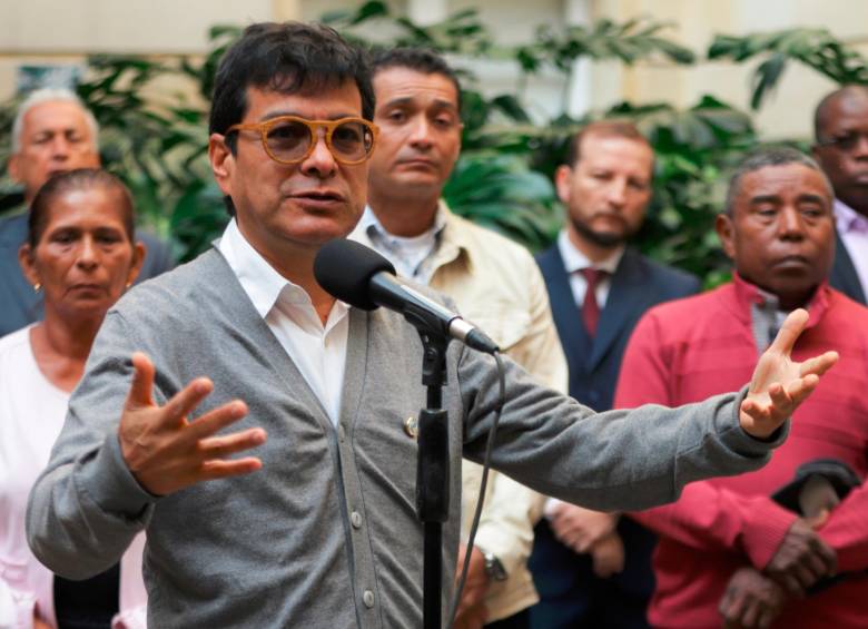 El alto comisionado para la paz, Danilo Rueda, es el encargado de liderar la paz total del presidente Gustavo Petro. FOTO COLPRENSA