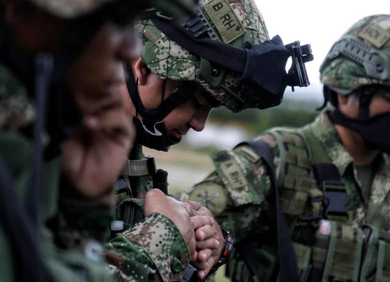 De acuerdo con información preliminar, los militares fallecidos son siete soldados y dos suboficiales. FOTO: COLPRENSA 