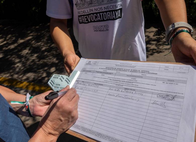 La certificación de las firmas de apoyo ciudadano ya cuentan con certificación. FOTO Camilo Suárez