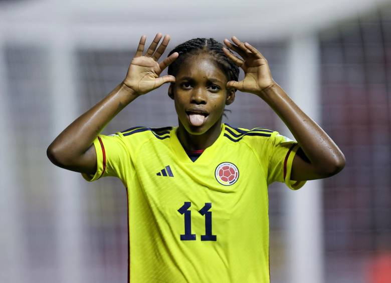 Caicedo fue finalista de la Copa América femenina de mayores, jugó cuartos de final del Mundial sub-20 femenino, y ahora finalista del Mundial sub-17. FOTO: GETTY